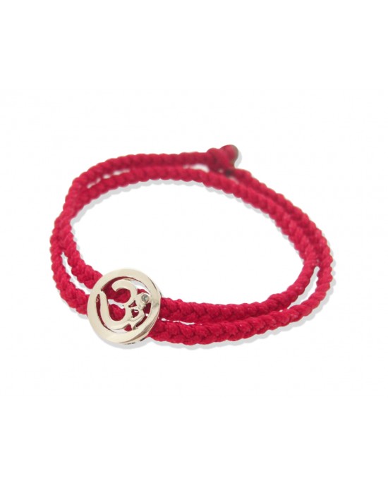 Om Single Diamond Gold Bracelet cum Pendant Om Single Diamond Gold Bracelet cum Pendant