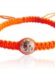 Aum Bracelet with Single Diamond Bead Aum Bracelet with Single Diamond Bead