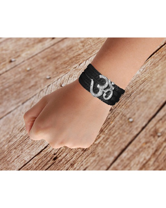 Om Cuff Bracelet with diamonds Om Cuff Bracelet with diamonds