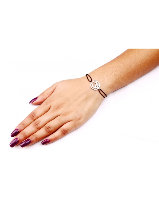 Aum Bracelet in Silver Aum Bracelet in Silver