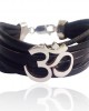 Wide Band Calligraphic OM Bracelet Wide Band Calligraphic OM Bracelet