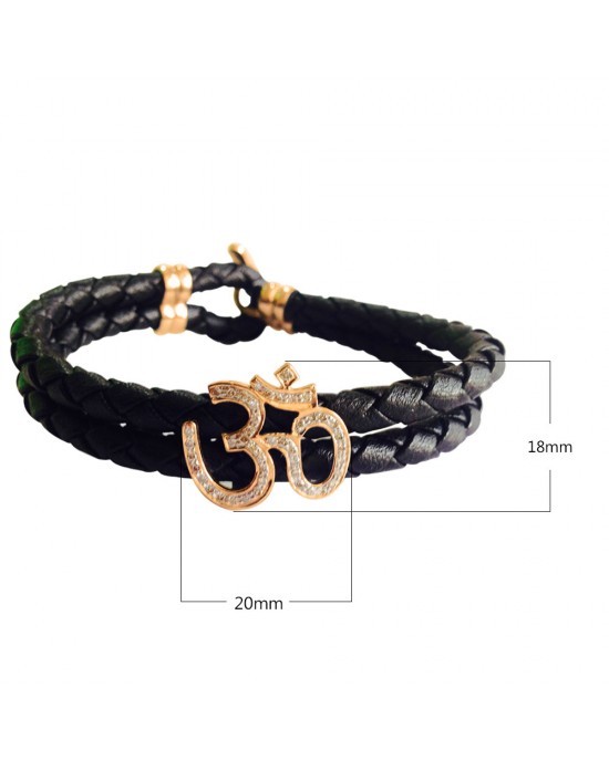 Stunning Om Bracelet for Men Stunning Om Bracelet for Men