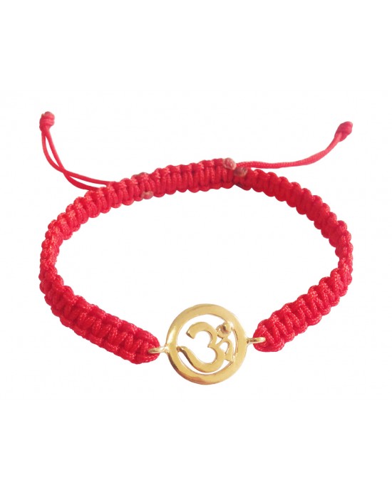 Gold Plated silver Om Rakhi Gold Plated silver Om Rakhi