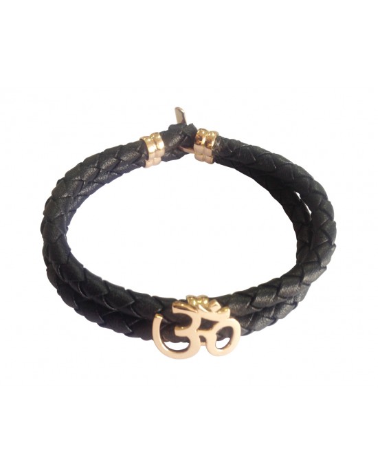 Gold Om Men’s Bracelet Gold Om Men’s Bracelet