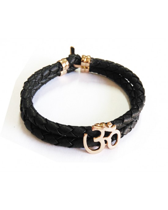 Gold Om Men’s Bracelet Gold Om Men’s Bracelet