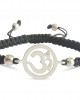 Auspicious Aum Charm Silver Bracelet for Girls Auspicious Aum Charm Silver Bracelet for Girls