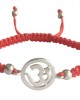 Auspicious Aum Charm Silver Bracelet for Girls Auspicious Aum Charm Silver Bracelet for Girls