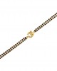 Gold Aum Bracelet on Mangalsutra Chain Gold Aum Bracelet on Mangalsutra Chain