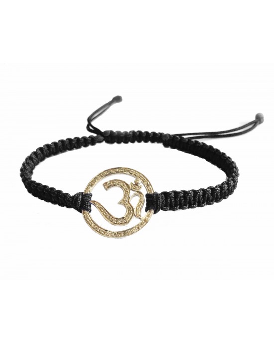 Aumkaara full diamond Om Bracelet in Silver 20mm size Aumkaara full diamond Om Bracelet in Silver 20mm size