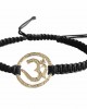 Aumkaara full diamond Om Bracelet in Silver 20mm size Aumkaara full diamond Om Bracelet in Silver 20mm size