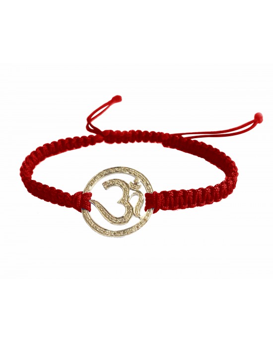 Aumkaara full diamond Om Bracelet in Silver 20mm size Aumkaara full diamond Om Bracelet in Silver 20mm size