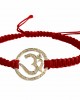 Aumkaara full diamond Om Bracelet in Silver 20mm size Aumkaara full diamond Om Bracelet in Silver 20mm size