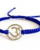 Aumkaara full diamond Om Bracelet in Silver 20mm size Aumkaara full diamond Om Bracelet in Silver 20mm size