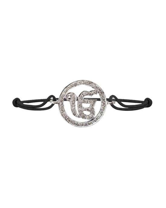 Ik Onkaar Full Diamond Bracelet Ik Onkaar Full Diamond Bracelet