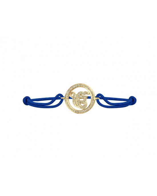 Ik Onkaar Full Diamond Gold Bracelet Ik Onkaar Full Diamond Gold Bracelet