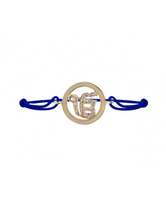 Ik Onkaar Inside Diamond Gold Bracelet Ik Onkaar Inside Diamond Gold Bracelet