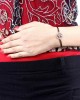 Khanda Full Diamond Bracelet in Silver Khanda Full Diamond Bracelet in Silver