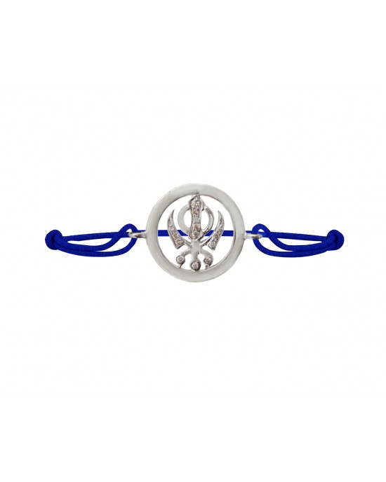 Khanda Inside Diamond Bracelet Khanda Inside Diamond Bracelet