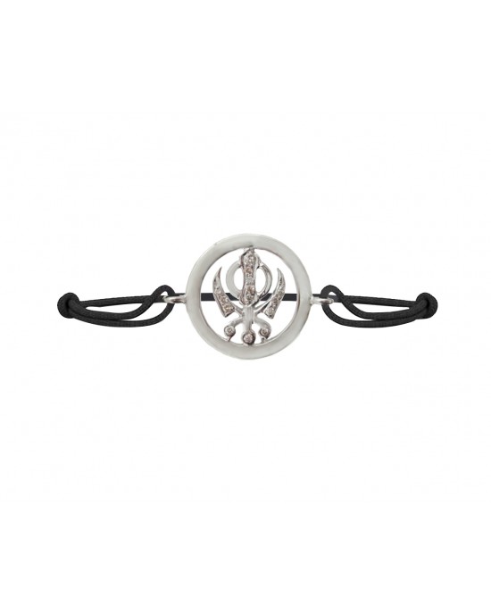 Khanda Inside Diamond Bracelet Khanda Inside Diamond Bracelet
