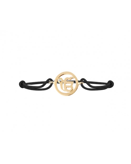 Ik Onkaar Single Diamond Bracelet 14k Ik Onkaar Single Diamond Bracelet 14k