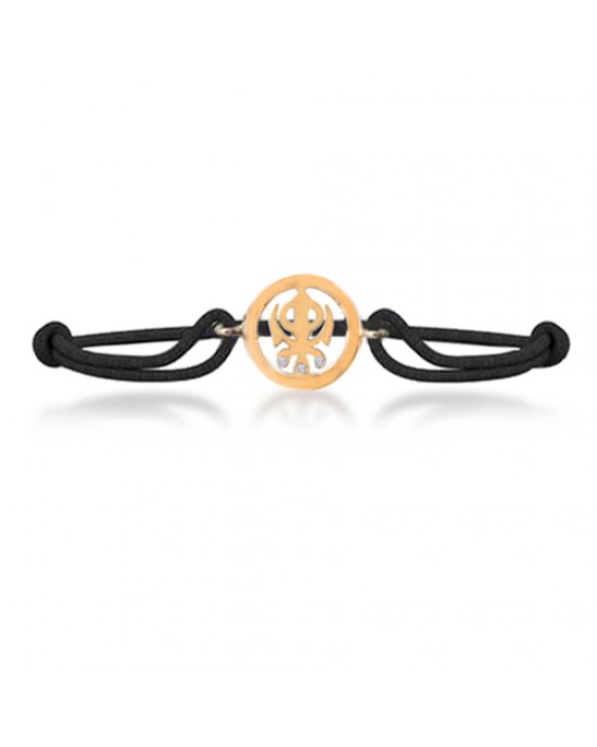 Khanda Bracelet in Gold 14 mm Khanda Bracelet in Gold 14 mm