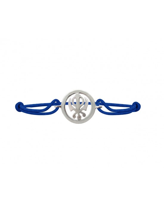 Khanda Bracelet in Silver 18 mm Khanda Bracelet in Silver 18 mm