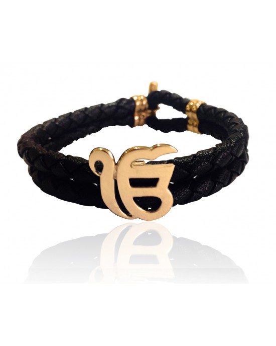 Ik Onkar Gold Bracelet for Men Ik Onkar Gold Bracelet for Men