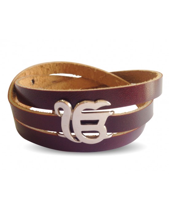 Ik Onkar On Leather Wrap Ik Onkar On Leather Wrap