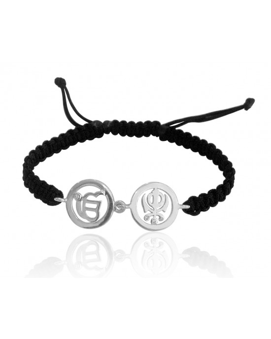 Ik Onkar & Khanda Silver Bracelet Ik Onkar & Khanda Silver Bracelet
