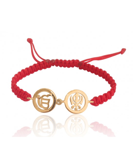 Ik Onkar & khanda Gold Bracelet Ik Onkar & khanda Gold Bracelet