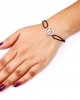 Ik Onkaar Bracelet in 925 Silver with Diamond on size adjustable Nylon Thread Ik Onkaar Bracelet in 925 Silver with Diamond on size adjustable Nylon Thread