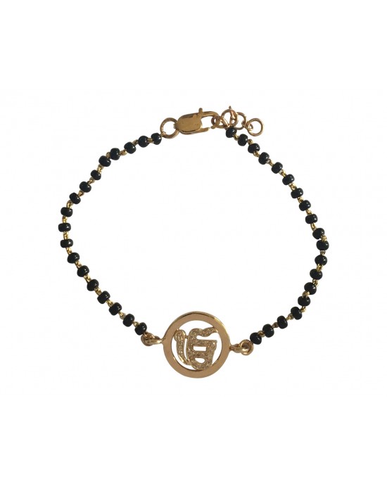 Ik Onkar Diamond Bracelet on Mangalsutra Chain Ik Onkar Diamond Bracelet on Mangalsutra Chain