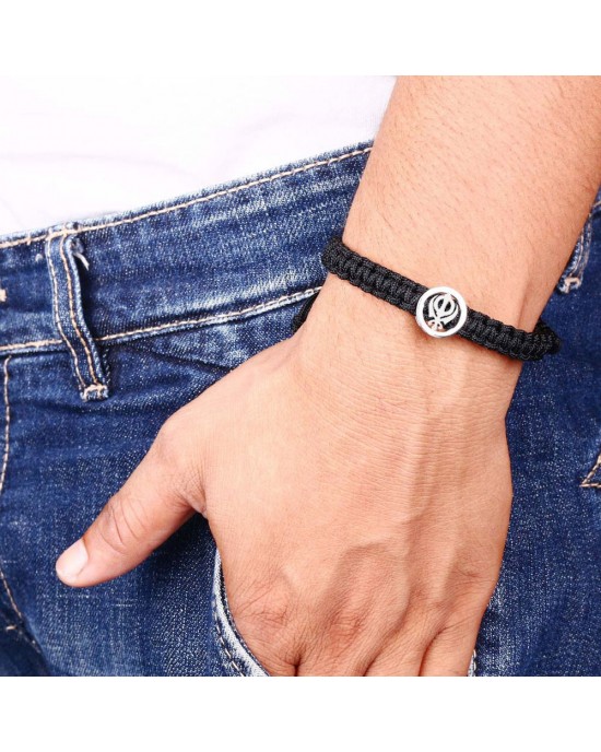 Khanda Bracelet in Silver Khanda Bracelet in Silver