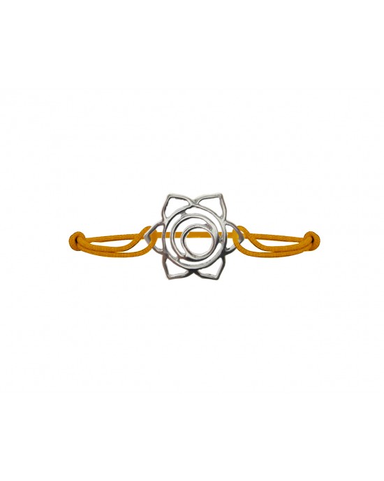 Sacral Chakra Bracelet in Silver Sacral Chakra Bracelet in Silver