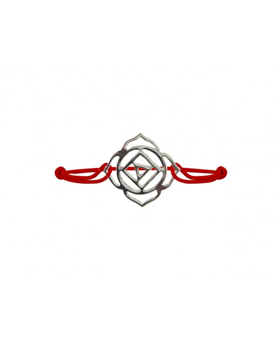 Root Chakra Bracelet in Silver Root Chakra Bracelet in Silver