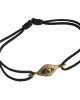 Evil Eye In Gold Bracelet with Enamel Work Evil Eye In Gold Bracelet with Enamel Work
