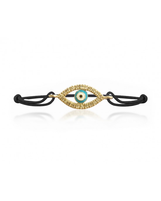 Evil Eye Gold Bracelet with diamonds Evil Eye Gold Bracelet with diamonds