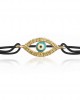 Evil Eye Gold Bracelet with diamonds Evil Eye Gold Bracelet with diamonds