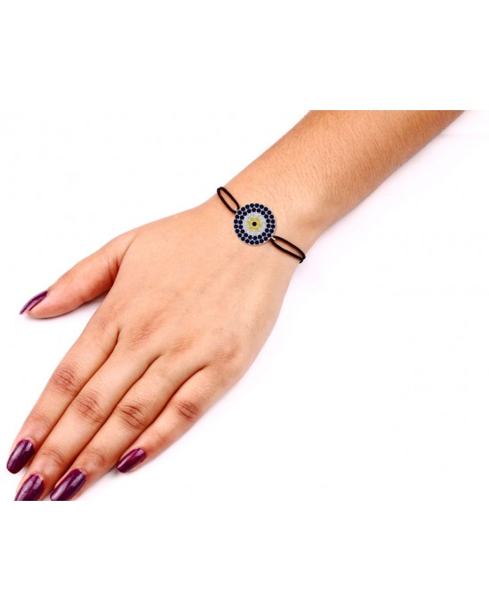 EVIL EYE SAPPHIRE & DIAMOND BRACELET EVIL EYE SAPPHIRE & DIAMOND BRACELET
