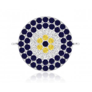 EVIL EYE SAPPHIRE & DIAMOND BRACELET