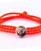 Ganesh Bracelet Cum Pendant in Silver on Size Adjustable Nylon Thread Ganesh Bracelet Cum Pendant in Silver on Size Adjustable Nylon Thread