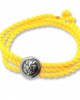 Ganesh Bracelet Cum Pendant in Silver on Size Adjustable Nylon Thread Ganesh Bracelet Cum Pendant in Silver on Size Adjustable Nylon Thread