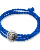 Ganesh Bracelet Cum Pendant in Silver on Size Adjustable Nylon Thread