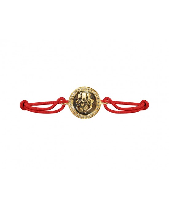Ganesh Bracelet in Gold with Diamonds Ganesh Bracelet in Gold with Diamonds