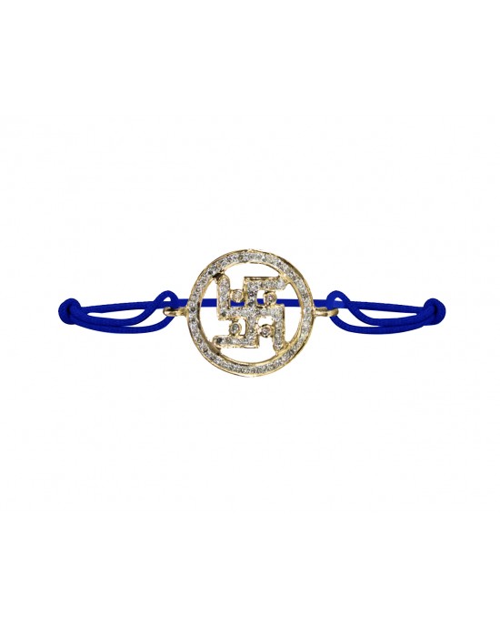 Swastika Gold & Diamond Bracelet Swastika Gold & Diamond Bracelet