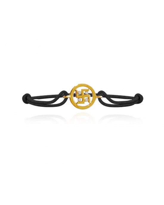 Gold Swastik Bracelet Gold Swastik Bracelet