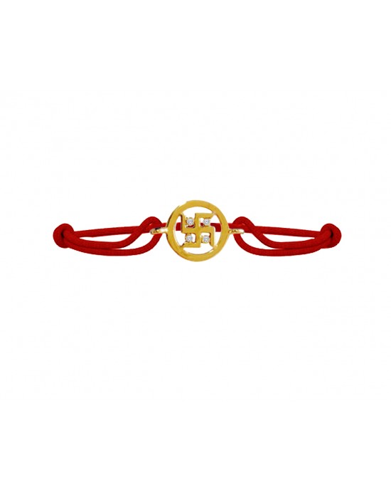 Gold Swastik Bracelet Gold Swastik Bracelet
