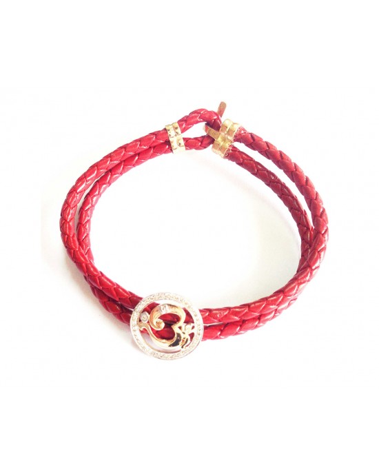 Om Ganesh gold Bracelet with Diamonds Om Ganesh gold Bracelet with Diamonds