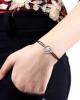 Hanuman Border Diamond Bracelet in Silver with 27 Diamonds Hanuman Border Diamond Bracelet in Silver with 27 Diamonds