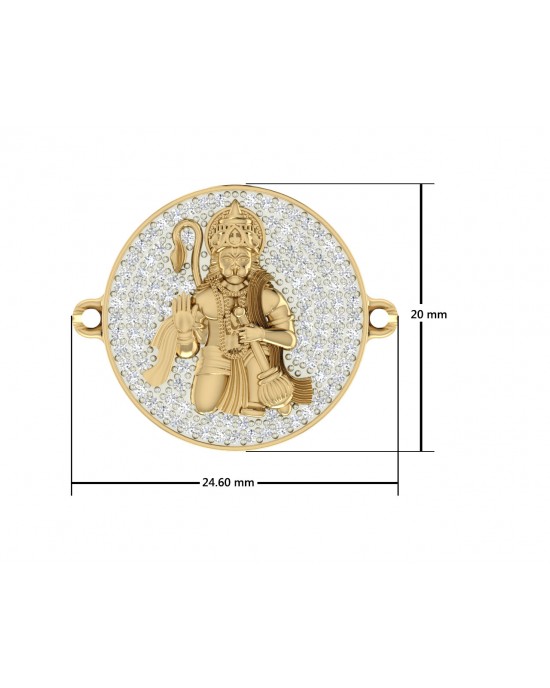 Auspicious Hanuman Diamond Bracelet